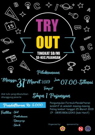 TRYOUT SD se-Kecamatan Pajangan 2019